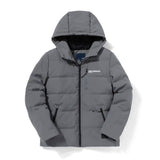 Lovemi -  Printed hooded warm jacket Down Jackets LOVEMI Grey S 