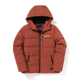Lovemi -  Printed hooded warm jacket Down Jackets LOVEMI Orange S 