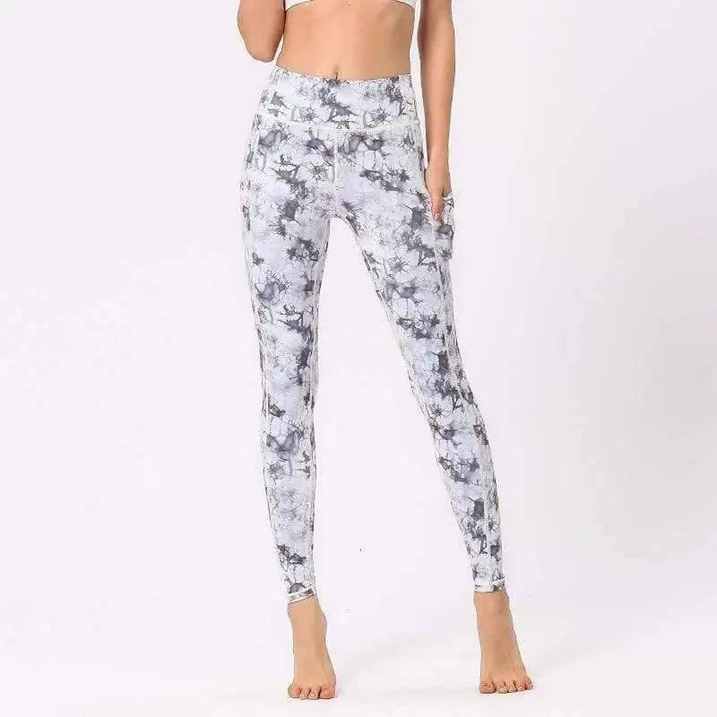 Printed pocket leggings-Camouflage-3