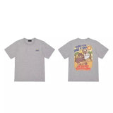 LOVEMI - Lovemi - Printing Tide Brand Short-Sleeved T-Shirt Cec