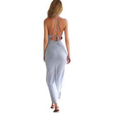 LOVEMI - Lovemi - Sexy slim backless long beach dress