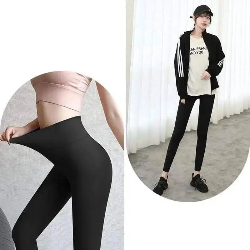 LOVEMI - Lovemi - Shark skin leggings women wear thin autumn tights