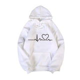 Lovemi -  Simple print hooded couple's sweater Outerwear & Jackets Men LOVEMI   