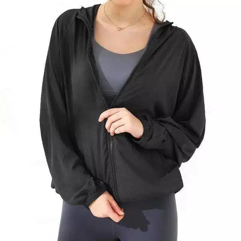 LOVEMI - Lovemi - Sport quick-drying hooded long-sleeved jacket