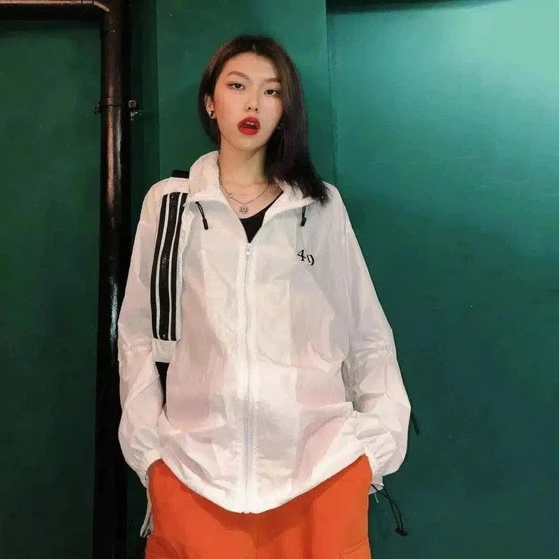 Women's Casual Pullover Hoodie-White-2