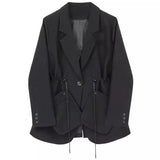 Lovemi -  Temperament suit jacket Jackets LOVEMI Black S 