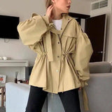 Lovemi -  Trendy jacket casual jacket trench coat LOVEMI Camel S 