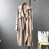 Lovemi -  Wild over the knee coat trench coat LOVEMI Khaki S 