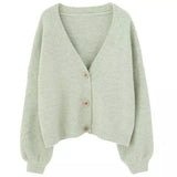 Lovemi -  Wild sweater cardigan Sweaters LOVEMI green One size 