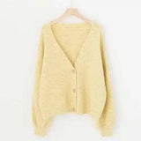 Lovemi -  Wild sweater cardigan Sweaters LOVEMI yellow One size 