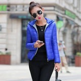Lovemi -  Winter coat with padded cotton hood WDown jacket LOVEMI Blue M 