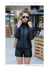 Lovemi -  Winter coat with padded cotton hood WDown jacket LOVEMI BLACK M 