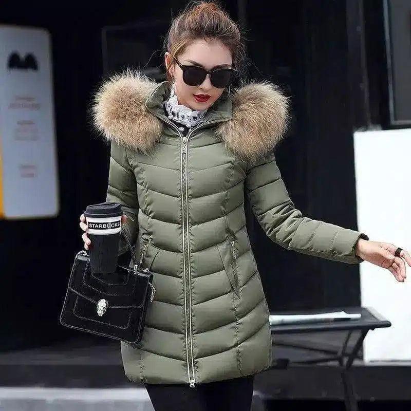 LOVEMI - Lovemi - Winter jacket women fashion slim long