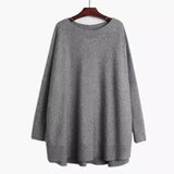 Lovemi -  Women's soft waxy turtleneck solid color sweater Sweaters LOVEMI 8006 grey  