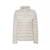 LOVEMI - Lovemi - Women's stand-up collar slim light down jacket