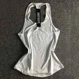 Stylish Fitness Vest Tops for Women-White-1