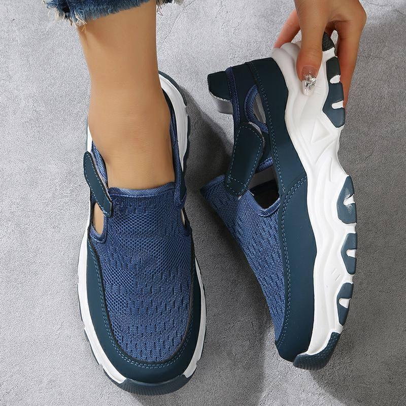 Mesh Sport Shoes Women Fashion Outdoor Flat Heel Round Toe-9