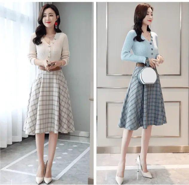 LOVEMI - Suit/skirt Spring Trend, Simple Personality, Slim, Slim,