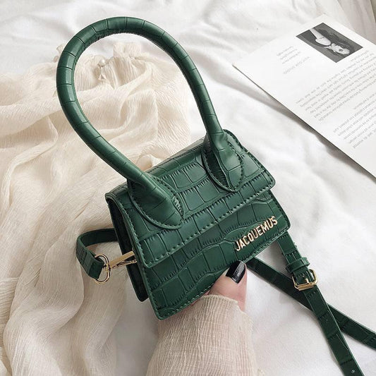 Mini Bags Korean Fashion Fashion One-shoulder Portable-Green-1