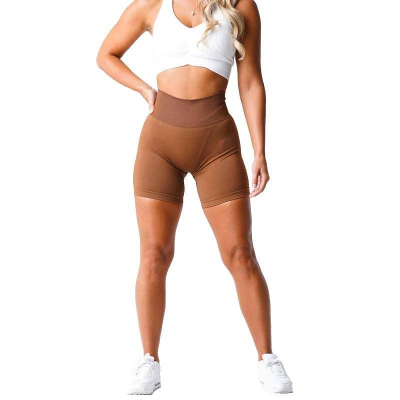 NVGTN Spandex Solid Seamless Shorts Women Soft Workout-2