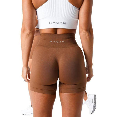 NVGTN Spandex Solid Seamless Shorts Women Soft Workout-5