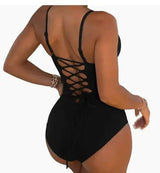 LOVEMI  One piece Lovemi -  Summer Bikini Backless String Large Size Sexy Solid Color Triangle One-piece Swimsuit