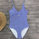 One Piece Swimsuit Sexy Cartoon Printed Swimwear Women-2