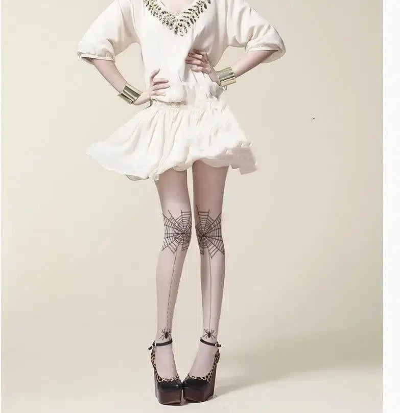 Personality spider stockings-5