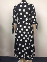 Polka Dot Maxi Dress: Chic Plus-Size Fashion Trend-6