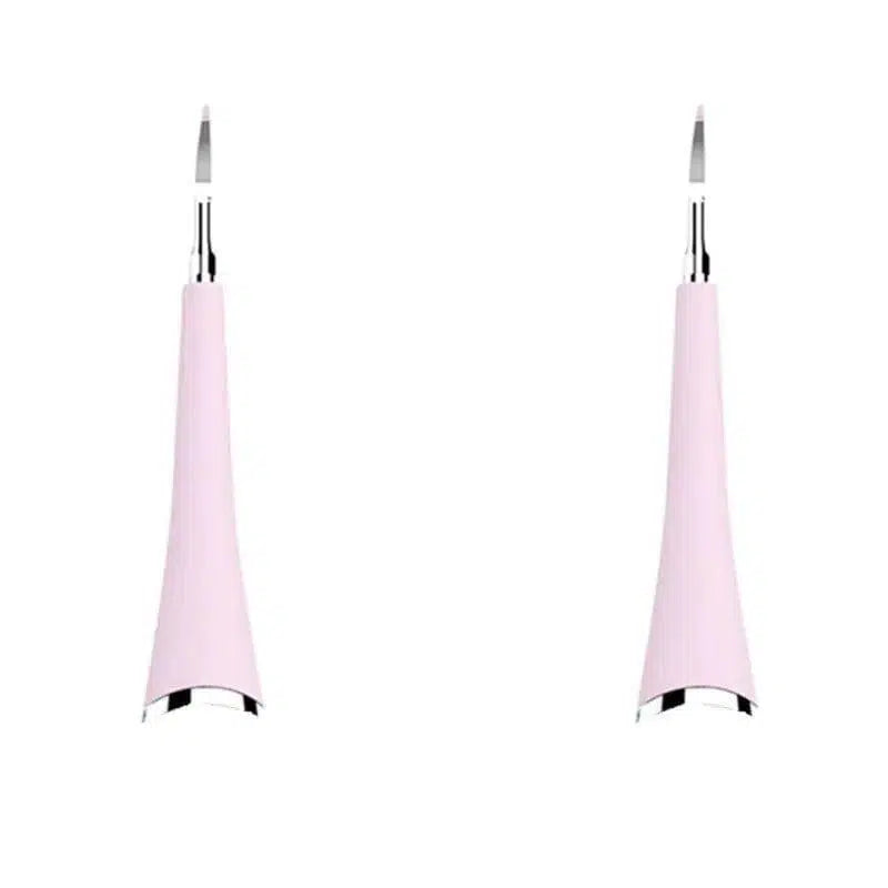 Portable Electric Dental Scaler Tooth Calculus Remover-PinkBrushhead-9