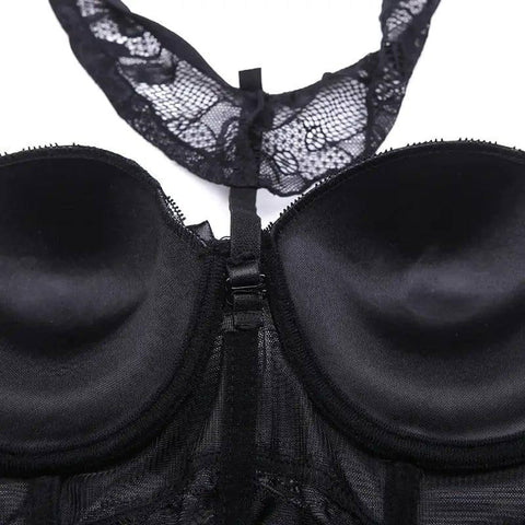 Sexy lace lingerie set-9