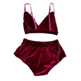 sexy lingerie female summer bikini suit sex suit-WineRed-4