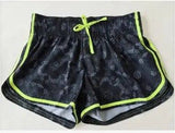 LOVEMI  Short Blackwithgreen / XL Lovemi -  Qpeed Dry Fitness, Running Training Marathon Shorts