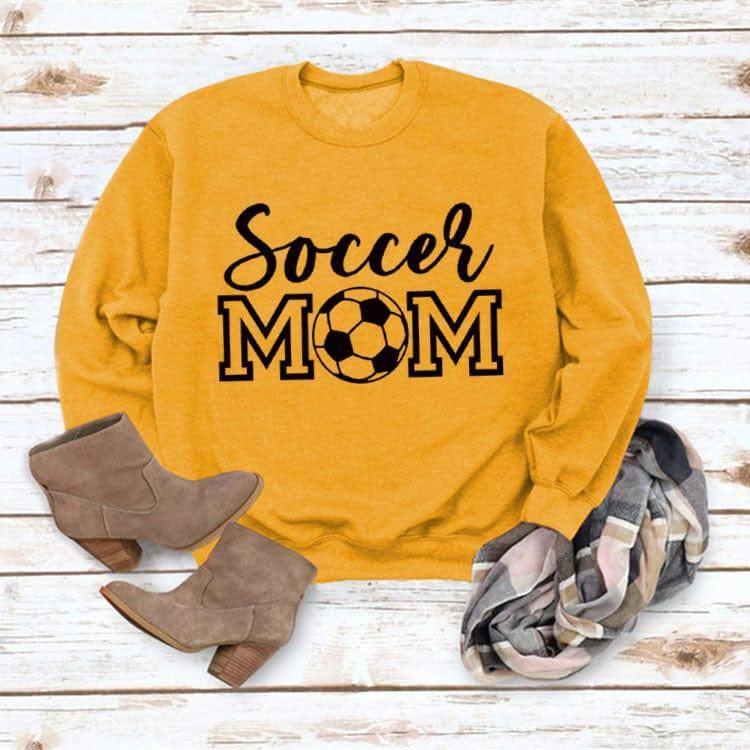 Simple Pullover Crew Neck Top Long-sleeved Sweater-Yellow Black Sweater Font-5