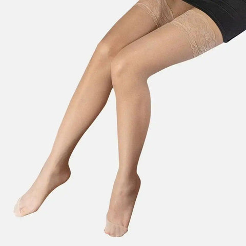 Stacey Sexy Lace Trim Stockings Black Sexy-D-14