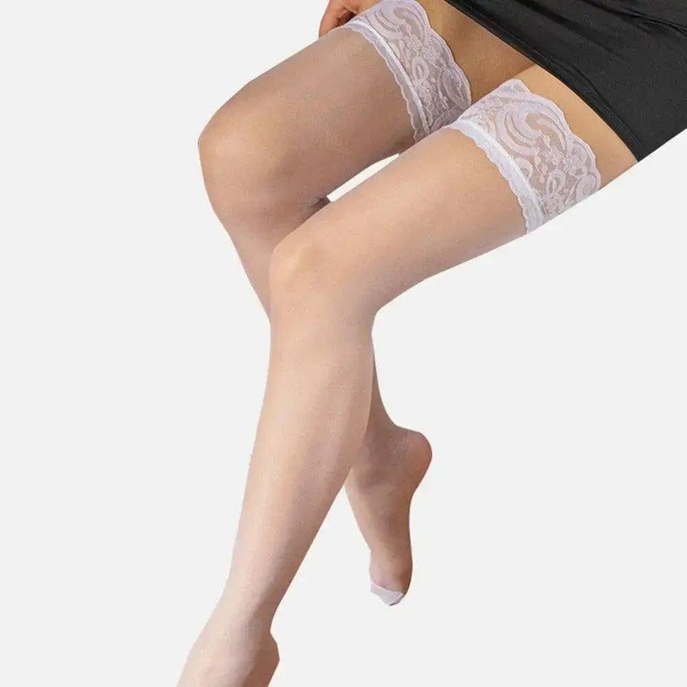 Stacey Sexy Lace Trim Stockings Black Sexy-16