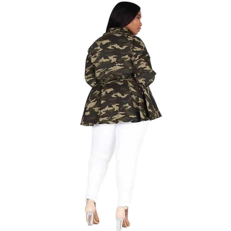 Stylish Camo Dress Outfits for Curvy Figures-5