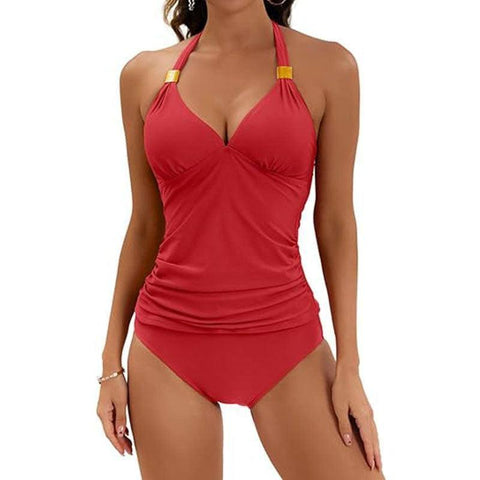 Stylish Red One-Piece Swimsuit Trends for Summer | Swimwear-3