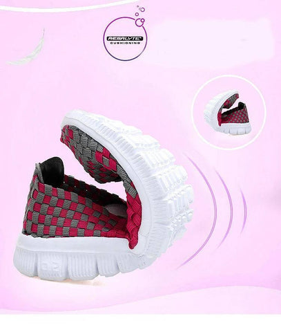 Stylish Woven Slip-On Sneakers for Casual Chic-7