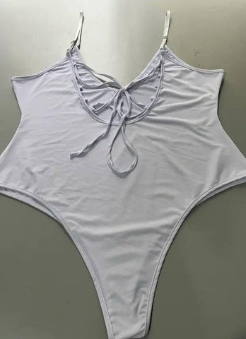 Summer Bikini Backless String Large Size Sexy Solid Color-9
