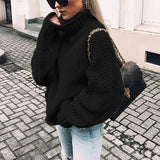 LOVEMI  Sweaters Black / M Lovemi -  Thick Sweater