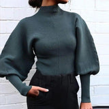 LOVEMI  Sweaters Green / M Lovemi -  Turtleneck sweater