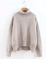 LOVEMI Sweaters Khaki / One size Lovemi -  Lazy Wind Net Red Sweater Coat