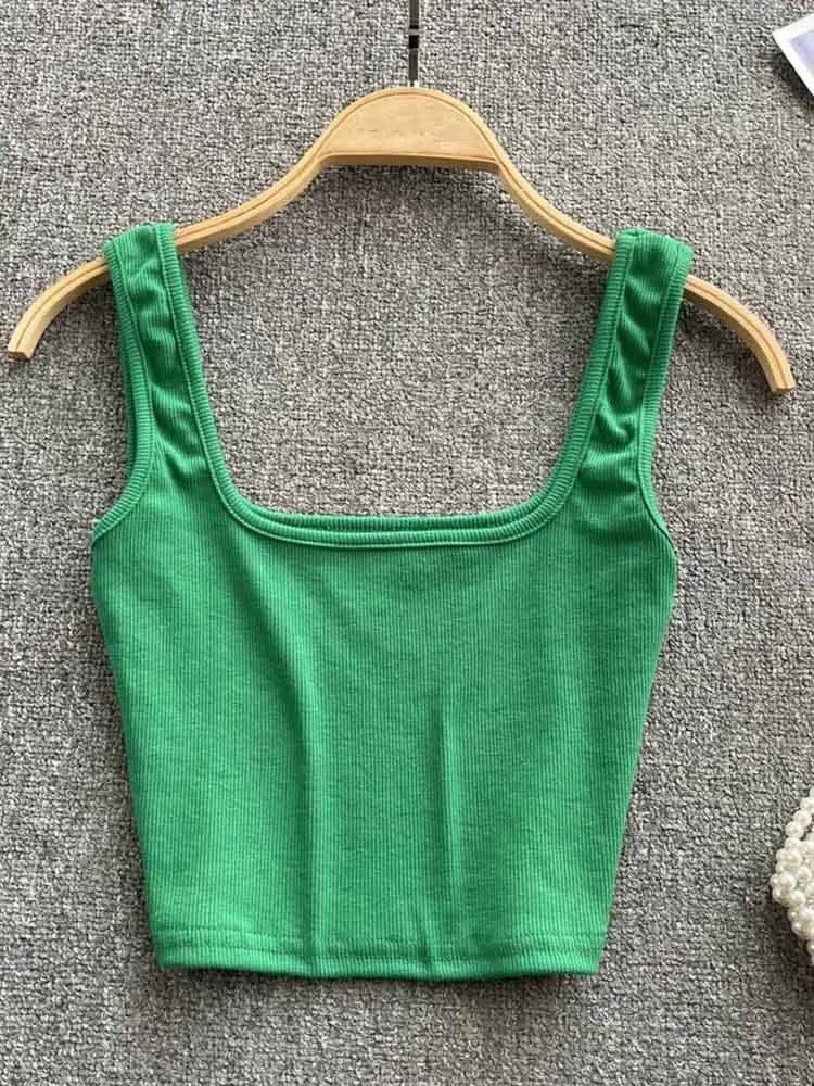 Tank Top Women Sexy Backless Y2k Top Slim Fit Bottoming-2