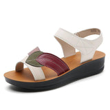 Thick-Soled Velcro Sandals-5