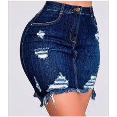 Trendy Ripped Denim Shorts for Women | Shop Now-2