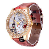 New Vintage Paris Eiffel Tower Women's Quartz Watch Women Girls Ladies Students Casual Wristwatch Relojes-3