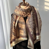 Warm Shawl Color Matching Matching Cashmere Scarf-11 Style-14