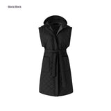 LOVEMI  WDown jacket Lovemi -  Thin Hood Cotton-padded Women's Vest Slim-fit Mid-length