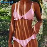 Womail Suit Bikini Swimwear Women Push-Up Padded Bra Beach-1